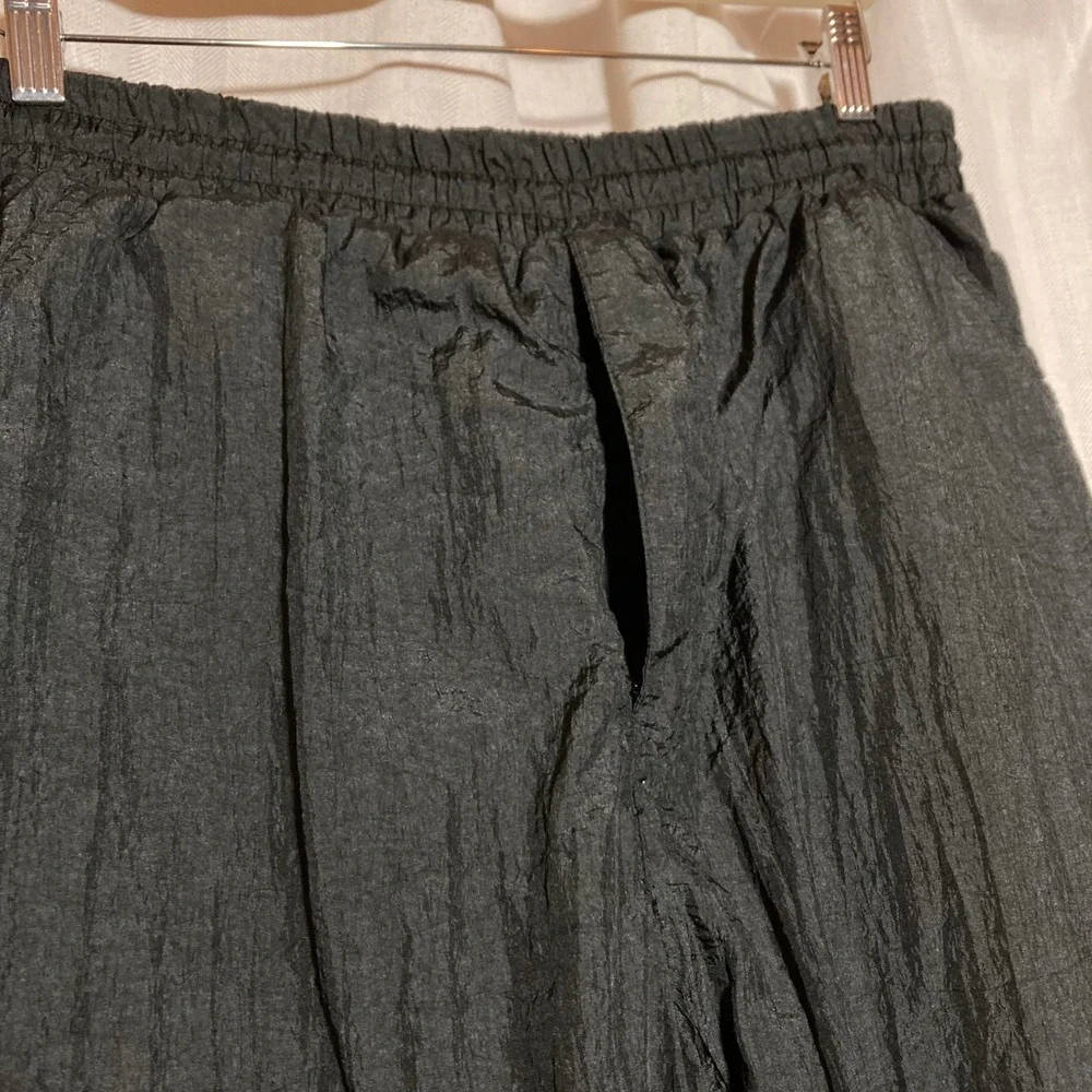 Vintage Christian Dior Monsieur Black Nylon Track Pants Mens Medium Joggers